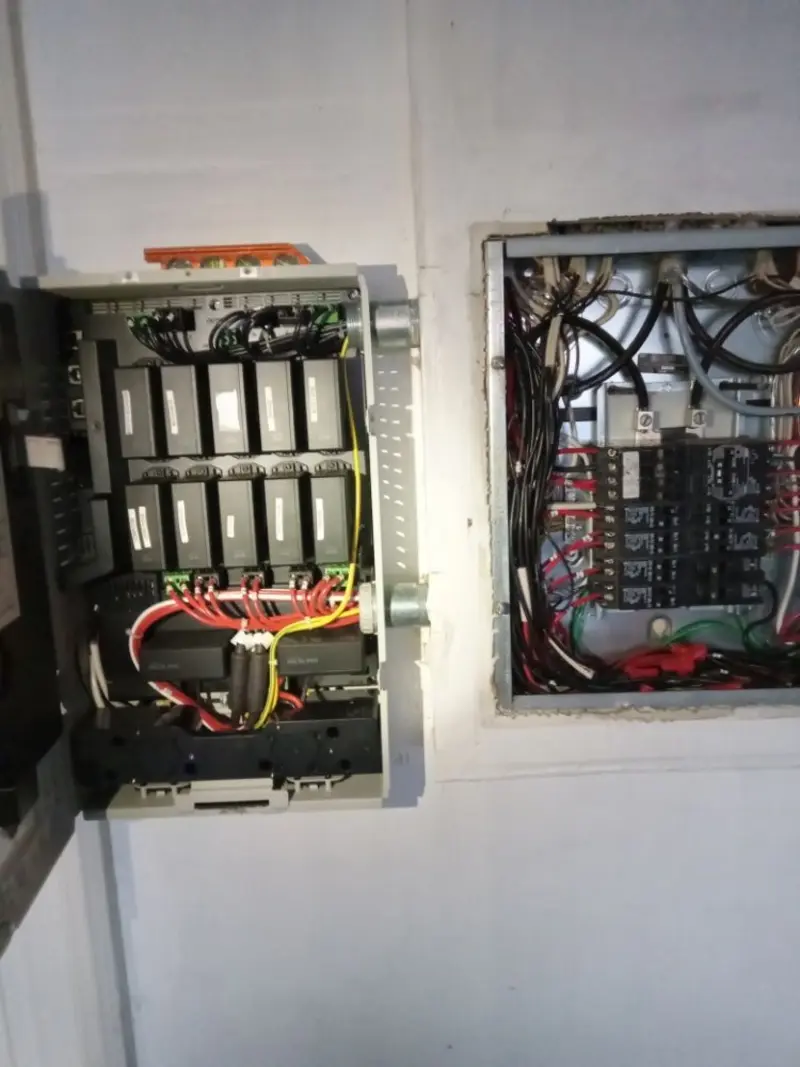Electrical panel upgrade completed for Indoor Lighting Installation in Pleasant Prairie